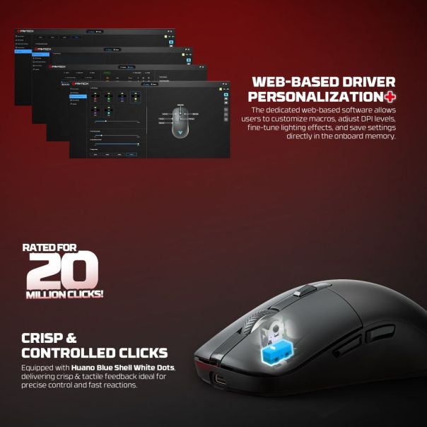 FANTECH Mis Wireless Gaming WG9RD Kanata - EP3192932