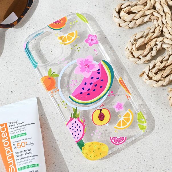 Maska za iPhone 13/14 6.1 Summer Fruits Print Magsafe - 8020883