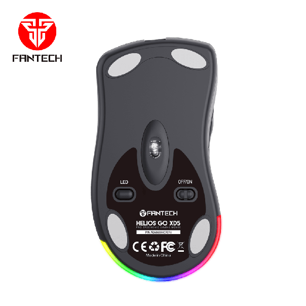 FANTECH Gejmerski miš XD5 HELIOS GO CRNI - 97842
