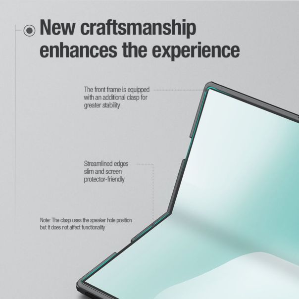 NILLKIN Maska za Samsung F971B Galaxy Z Fold 8 crna Scrub Fold Magnetic - EP3182002