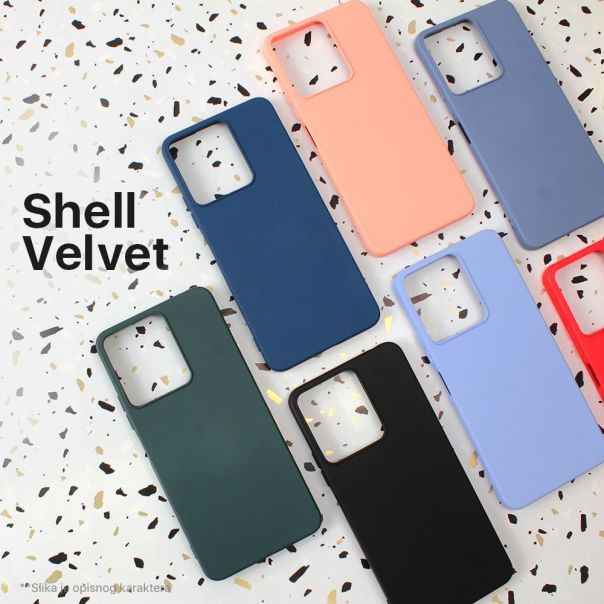 Maska za Xiaomi Redmi 13C plava Shell Velvet - EP3257417