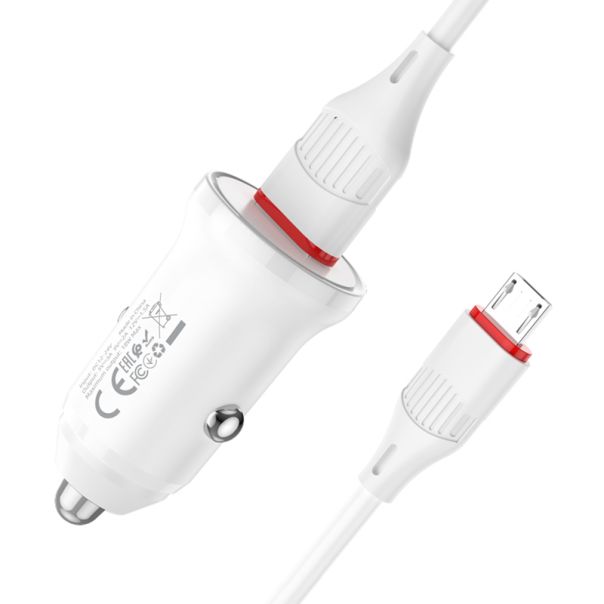 COMICELL Auto punjač Superior CO-BZ18 FAST 18W USB QC 3.0 Micro, bela - A703
