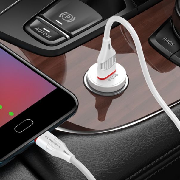 COMICELL Auto punjač Superior CO-BZ18 FAST 18W USB QC 3.0 Micro, bela - A703