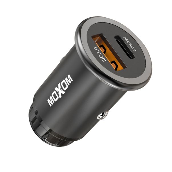 MOXOM auto punjač MX-VC11 PD3.0+QC3.0, crni - EP3235522
