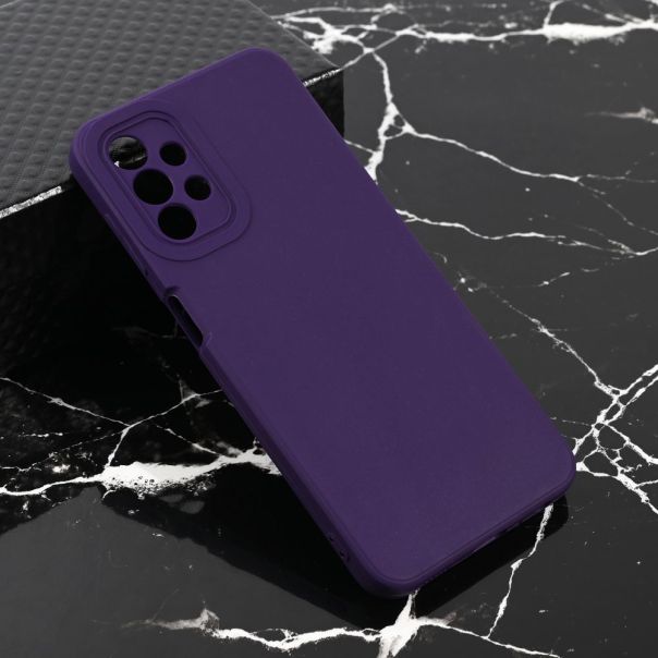 Maska za Samsung A135F Galaxy A13 4G mat tamno ljubicasta Teracell Giulietta - 223464