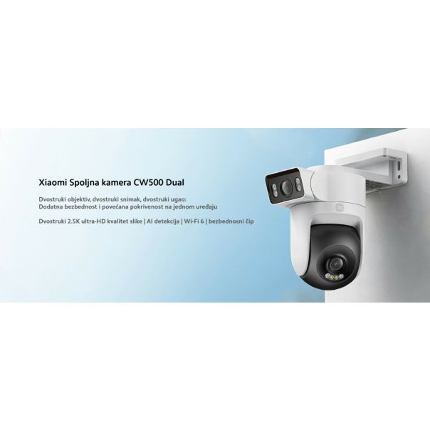 XIAOMI Kamera CW500 Dual, bela - 1570230