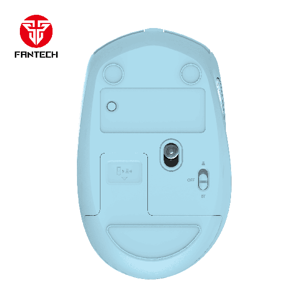 FANTECH Kancelarijski WIRELESS miš W193 plavi - 210377