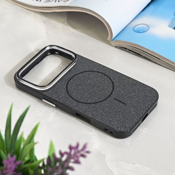 Maska za iPhone 17 Pro 6.3 Magsafe Sparkle Dust crna - 222932