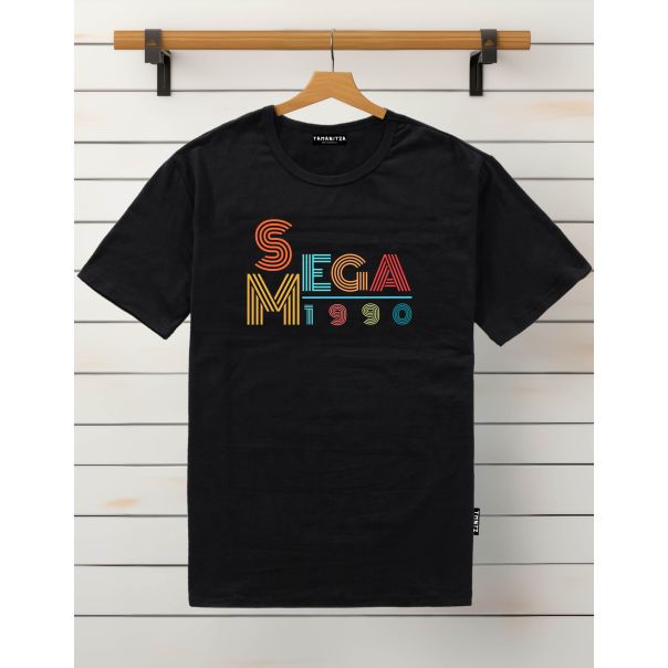 TAMANITZA Muška crna majica SEGA-MEGA - Tamanitza87