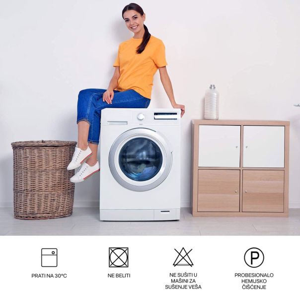 Homemates 1 plus 1 gratis retro pokrivač za dvosede i kauče od 145cm do 185cm - braon - EP2871369