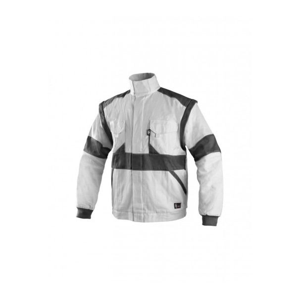 CANIS Radna bluza Luxy Eda, bela/siva - 56173