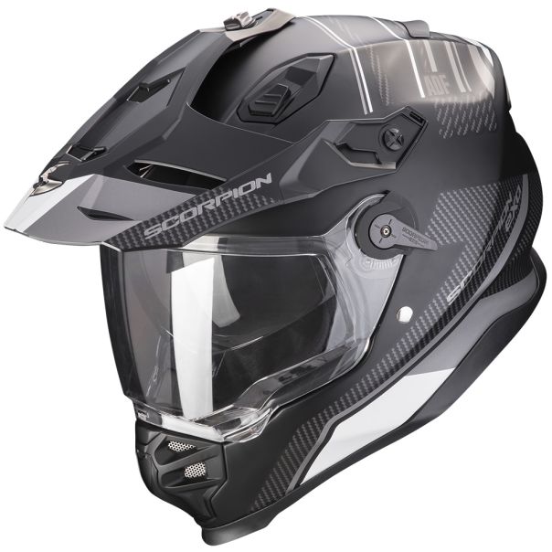 SCORPION Adf-9000 air desert matt black silver - 15SCO184426159
