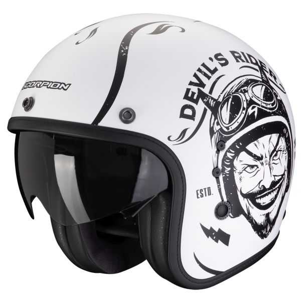 SCORPION Belfast evo romeo matt white-black - 15SCO78459201