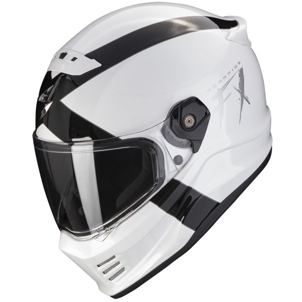 SCORPION Covert-fx gallus white black kaciga - 15SCO18642063