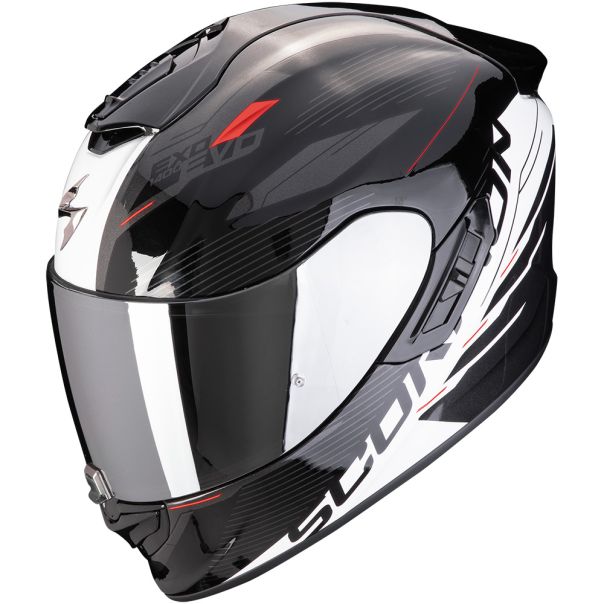 SCORPION Exo-1400 evo ii air luma black-white - 15SCO14044355