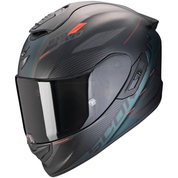 SCORPION Exo-1400 evo ii air luma matt black-green - 15SCO140443128