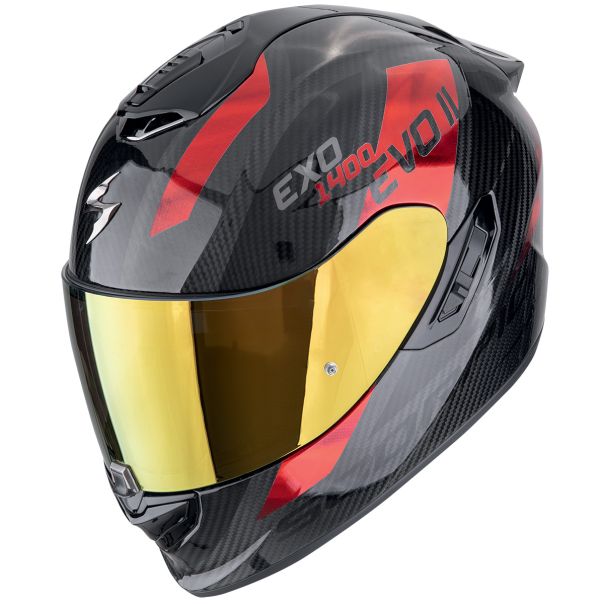 SCORPION Exo-1400 evo ii carbon air platted black red - 15SCO14048324