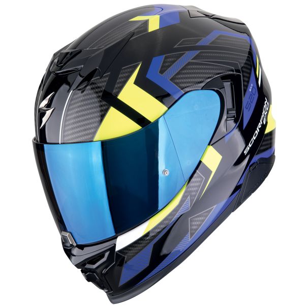 SCORPION Exo-520 evo air sensus black-blue-neon yellow - 15SCO172500191