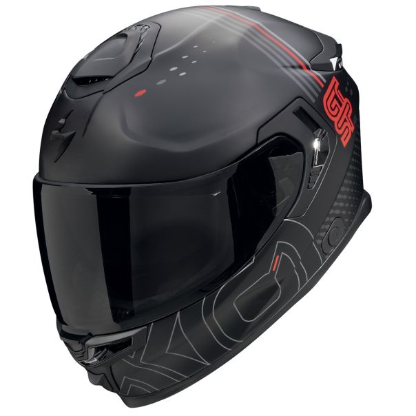 SCORPION Exo-gt sp air techlane matt black-grey-red - 15SCO150466343