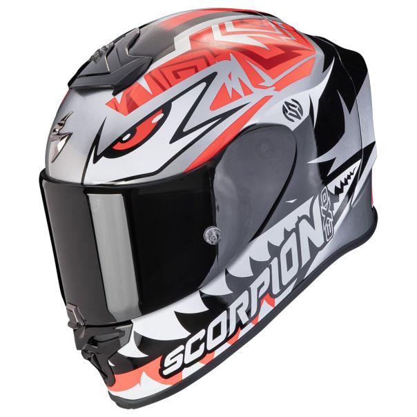 SCORPION Exo-r1 evo air zaccone replica silver-black-red - 15SCO110439327