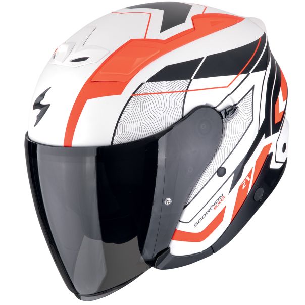 SCORPION Exo-z1 vue matt white red black - 15SCO123492164