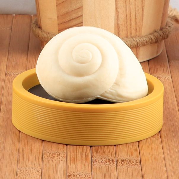 TENDANCE Posuda za sapun 11x2.8cm, zuta/crna - AA64150123