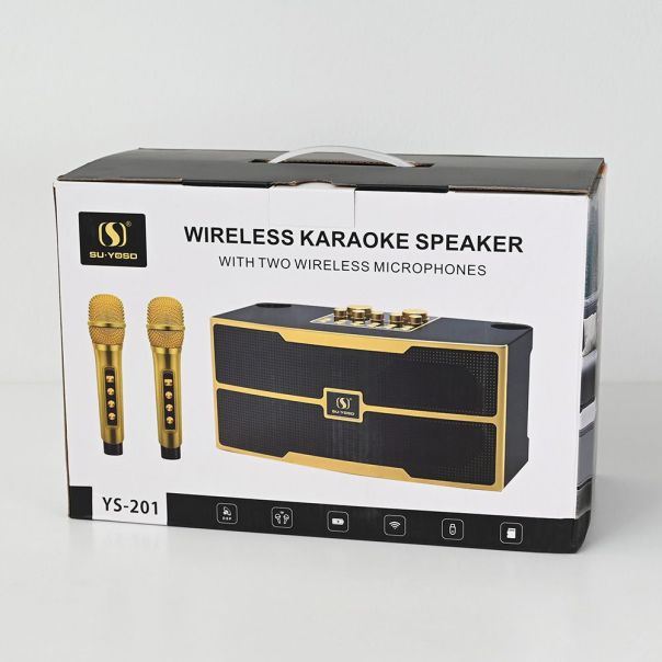 Bluetooth zvucnik sa mikrofonom YS201 crni - 214332