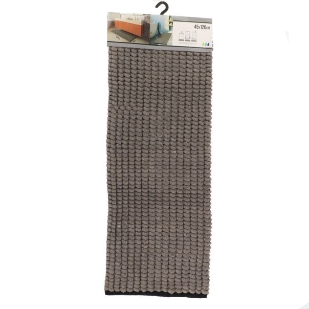 TENDANCE Prostirka za kupatilo 45x120cm, siva/crna - AA7753180
