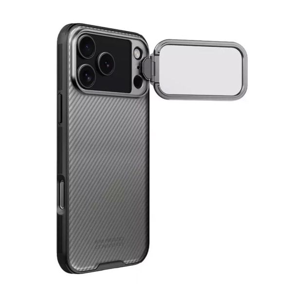 Maska za iPhone 17 Pro Max 6.9 crna (transparent kamera) Nillkin CamShield Prop - 224025