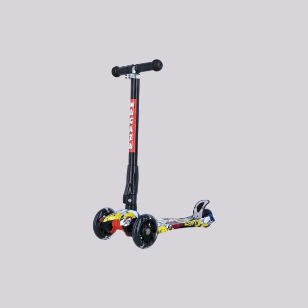 COOL Trotinet maxi scooter urban sa svetlecim tockovima - AC03-NW-BLU