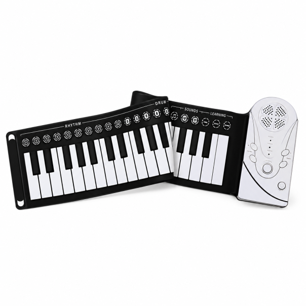 Prenosivi klavir, klavijatura, crni, 95 x 16,3 cm - EP3286104
