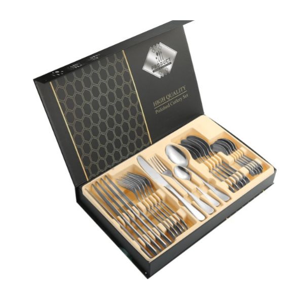 Set pribora za jelo od 24 komada, materijal 410 nerđajući čelik - EP3204137