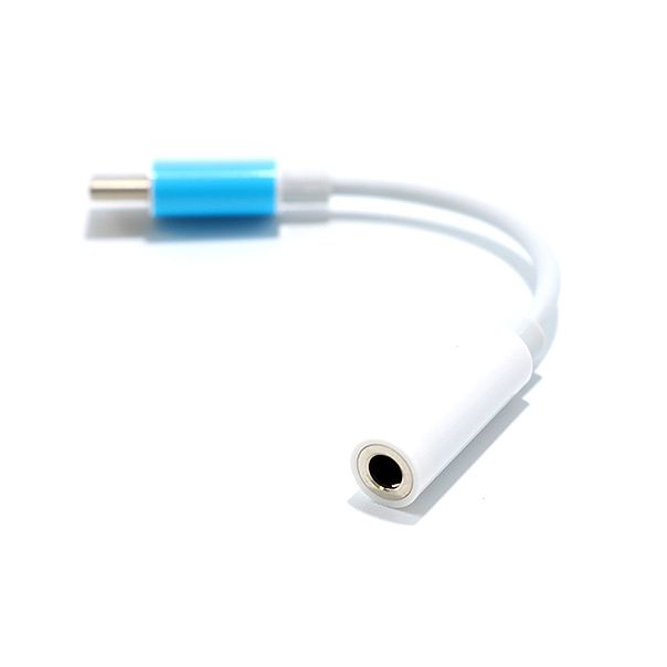 Adapter 3.5mm na Type C, bela digital IC - DAC - AD288