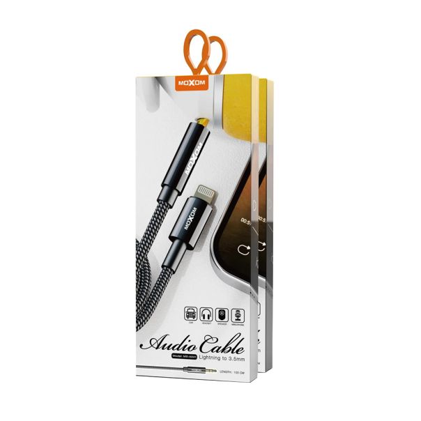 MOXOM Adapter audio MX-AX41 Lightning na AUX 3.5mm, muski - AD441