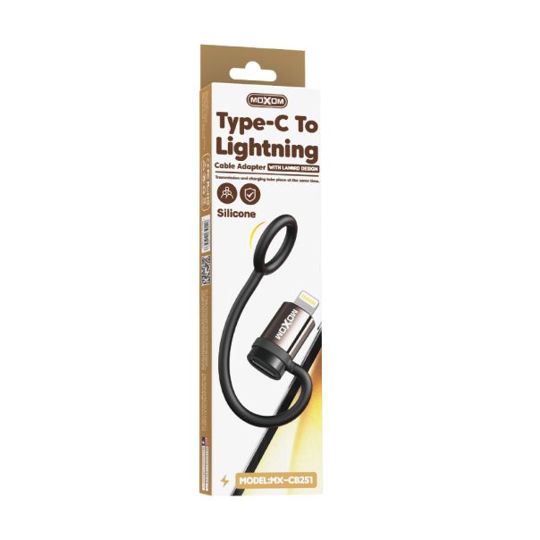 MOXOM Adapter OTG MX-CB251, Type-C na Lightning, crna - AD448