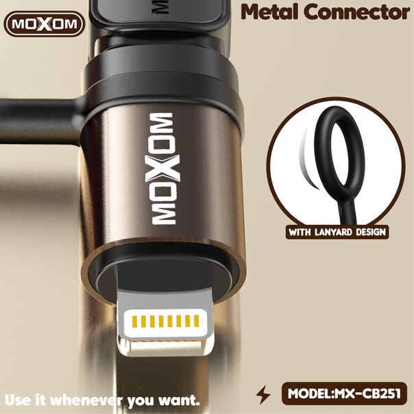 MOXOM Adapter OTG MX-CB251, Type-C na Lightning, crna - AD448