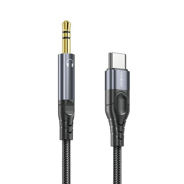 MOXOM Adapter audio MX-AX817 Type C na AUX 3.5mm, muški - AD453
