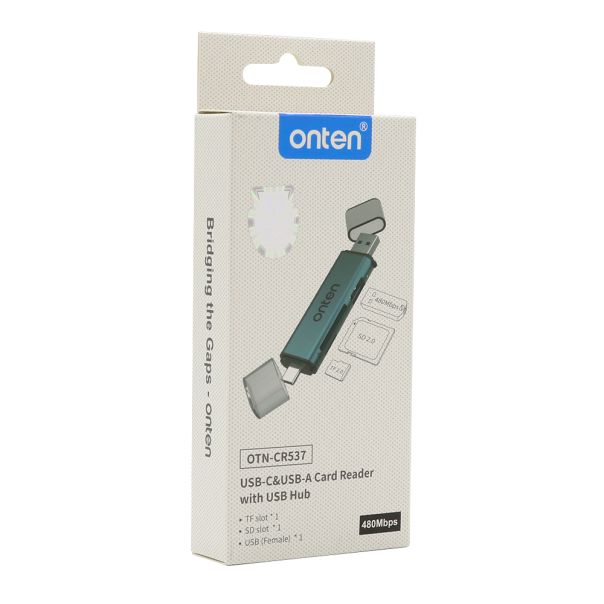 ONTEN Adapter USB Flash 2.0 čitač kartica 3u2 OTN-CR537 - EP2878786