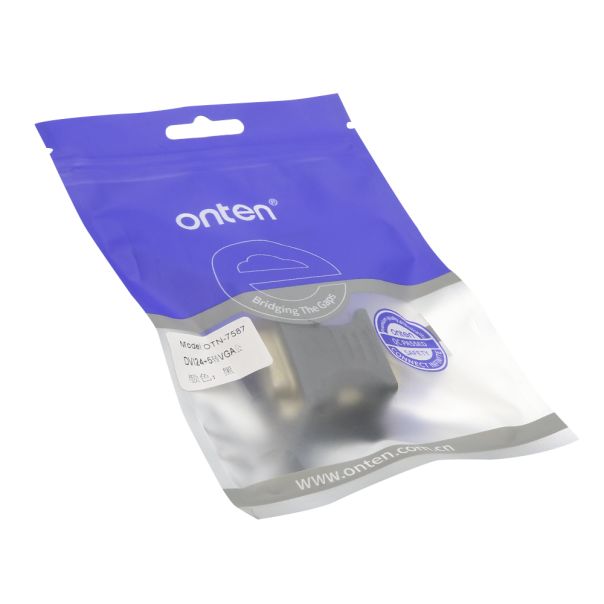 Adapter VGA (muski) na DVI 24+5 (zenski) 2K 1080p PVC pun kalup (OTN-7587) Onten - EP2941711