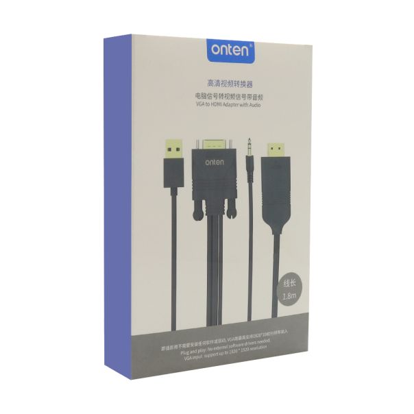 Adapter VGA + jack 3.5mm + USB 2.0 na HDMI 1.8m (OTN-5152) Onten - EP2941741