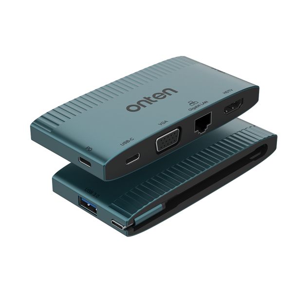 Dock stanica 6u1 sa HDMI 4K 30Hz + VGA 2K 60Hz +Ethernet RJ45 100Mbps - EP2878861
