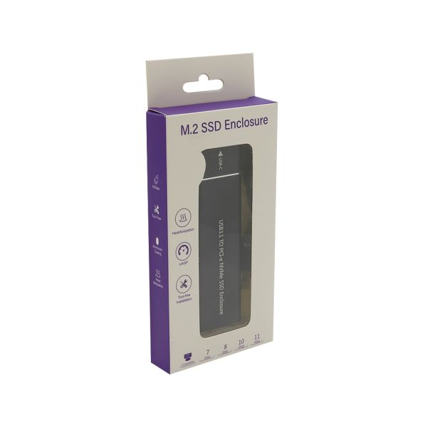 Adapter SSD Type C - M.2 NVMe SSD crni - EP3077010