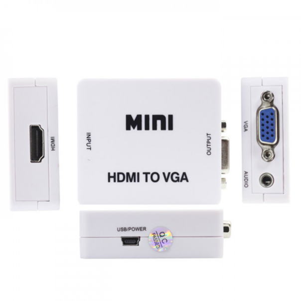 Adapter Box HDMI na VGA JWD-H3 - 85456