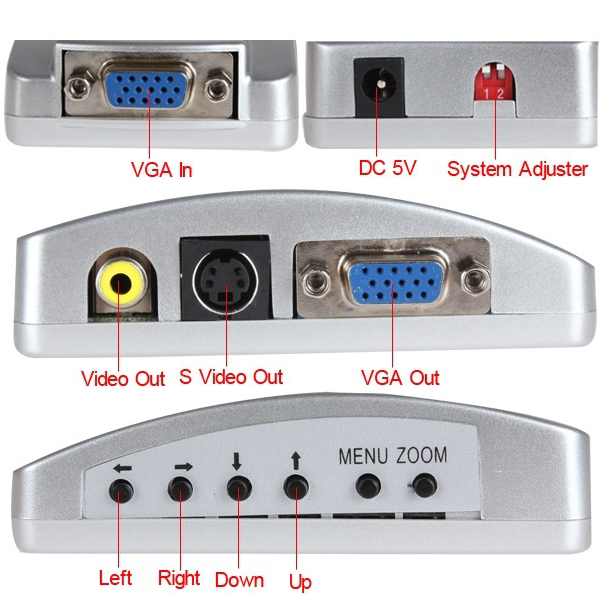 Adapter Box VGA na AUDIO JWD-H4 - 85480