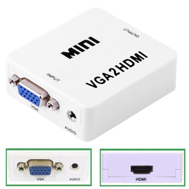 Adapter Box VGA na HDMI JWD-H2 - 85453
