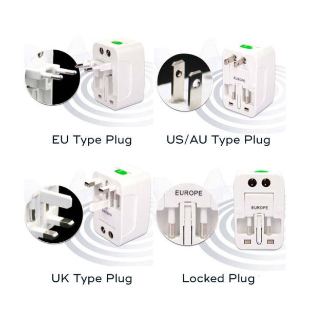 Adapter EU na UK na USA na China (ALL in 1) - 75910
