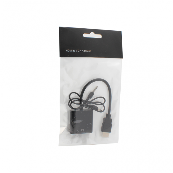 Adapter HDMI-VGA (with Audio) crni JWD-HDMI8 - 74371