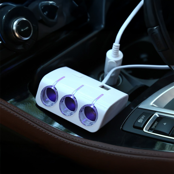 Adapter JWD utičnica za auto 1 na 3 - 223269