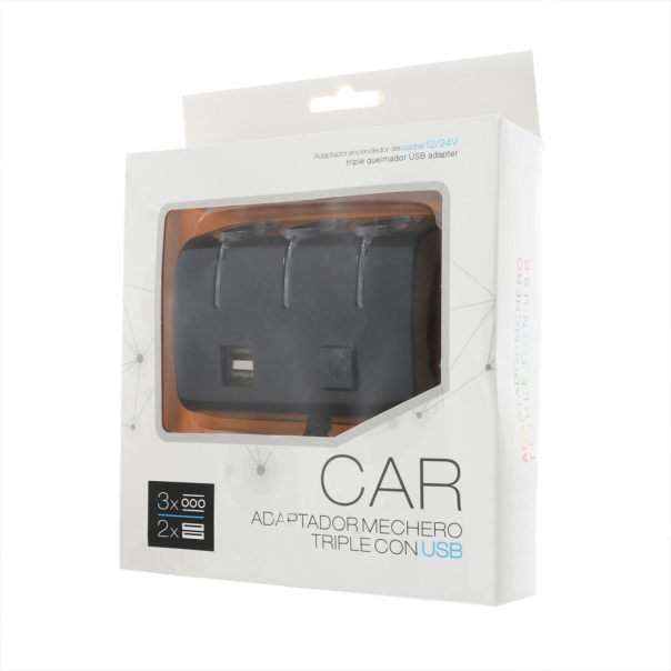 Adapter JWD utičnica za auto 1 na 3 - 223269