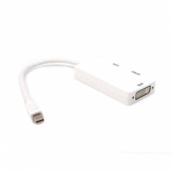 Adapter kabl za Apple mini DP na HDMI VGA DVI beli - 73989